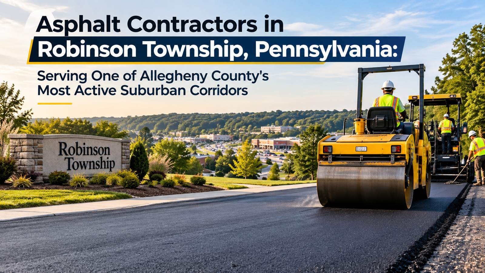 Asphalt Contractors in Robinson Township, Pennsylvania: Serving One of Allegheny County's Most Active Suburban Corridors